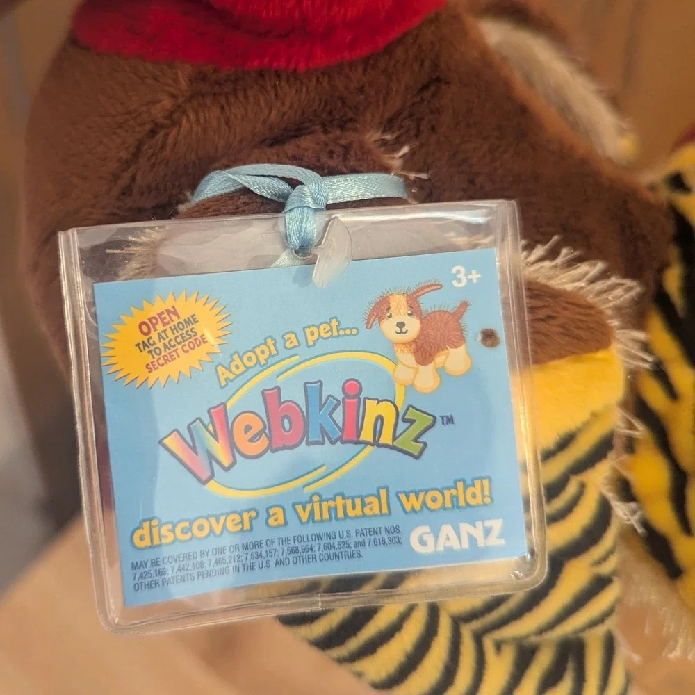Webkinz Gobbler Turkey Plush Ganz Stuffed Animal 2010 New With Sealed Code HM426